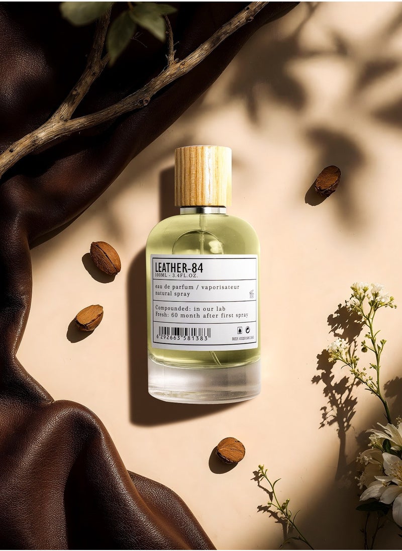 عطور ايه ام دي - عطر آرو فاك ليذر 84 من AMD Perfumes للرجال، أو دو برفيوم، 100 مل - Image 1