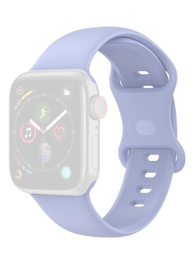 NIBEMINENT Replacement Watchbands Code For Apple Watch Series 7 45mm/6 & SE 5 4 44mm/3 2 1 42mm Violet - Image 1