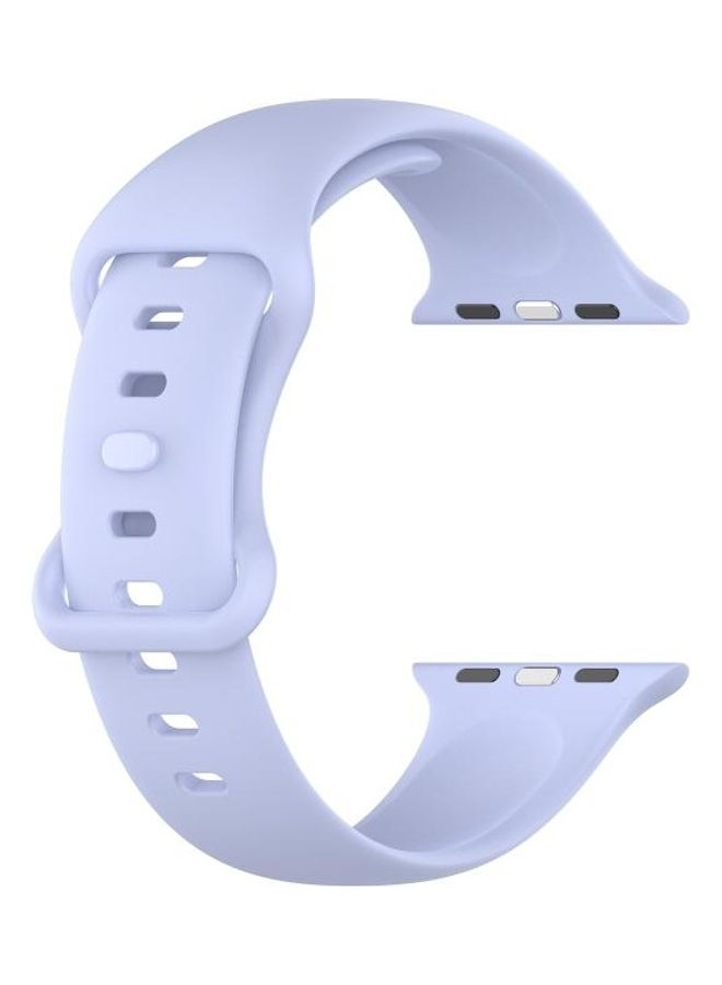 NIBEMINENT Replacement Watchbands Code For Apple Watch Series 7 45mm/6 & SE 5 4 44mm/3 2 1 42mm Violet - Image 4