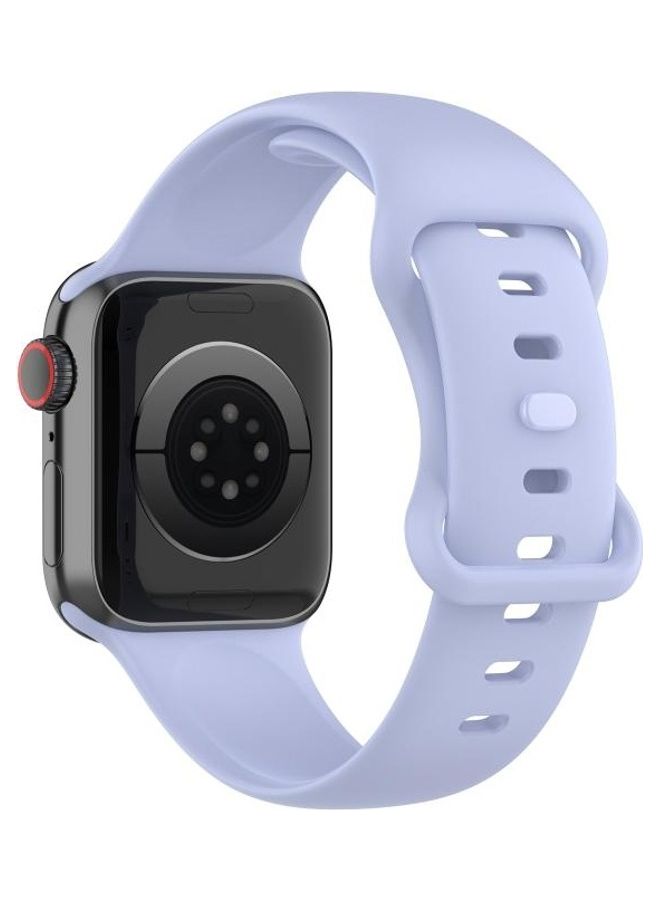 NIBEMINENT Replacement Watchbands Code For Apple Watch Series 7 45mm/6 & SE 5 4 44mm/3 2 1 42mm Violet - Image 2