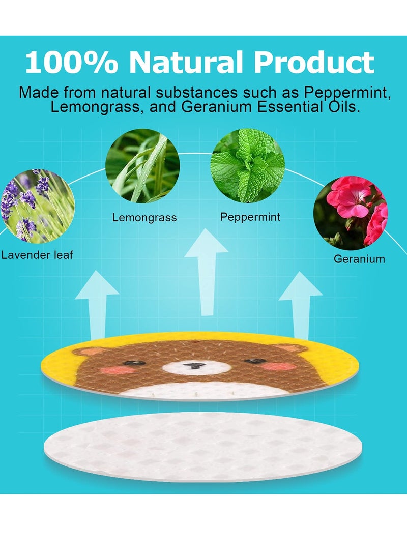 KASTWAVE Mosquito Repellent Stickers, 120 Counts Mosquito Patches Stickers for Kids Adult, Natural Pure Essential Oil, 24 Hour of Protection - Image 3