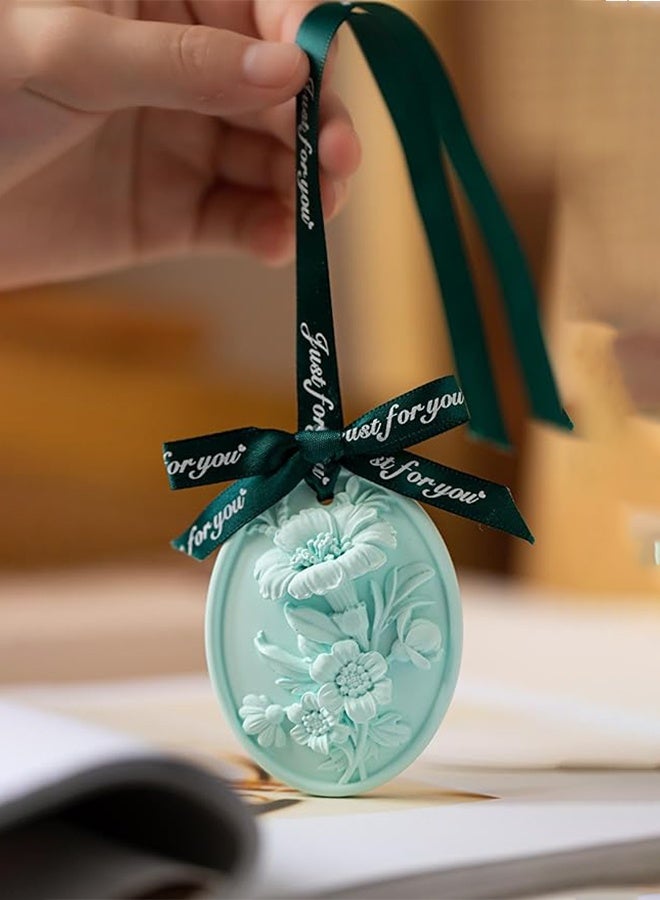 معطر جو صغير الحجم للسيارة، معطر جو حجري، برائحة الشاي الأخضر المنعشة. معطر جو دائم للسيارة. مناسب لخزائن الملابس، وخزانات الأحذية، والسيارات، وغيرها. - Image 2