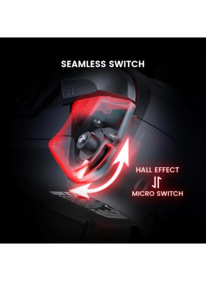 GameSir Cyclone 2nd Pro Wireless Controller for Switch,PC,Android,iOS, PC Controller Mag-ResTM TMR Sticks, Hall Effect Analog Triggers, RGB Llighting,6-axis Gyro, Turbo (Black) - Image 4