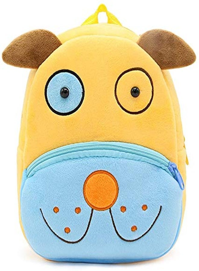 blue tree Kids School Bag Soft Plush Backpack Cartoon Bags Mini Travel Bag for for Girls Boys Toddler Baby Cute Dog & Elephant - Image 2