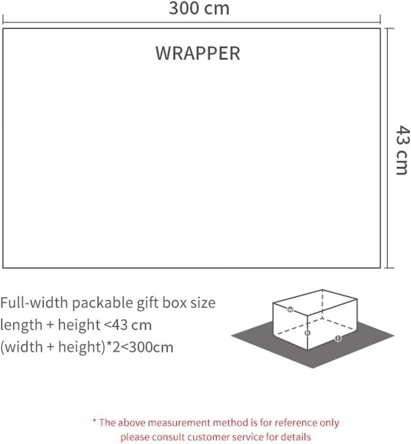 Premify 3 Roll Gift Wrapping Paper Film - Premium Metallic Shrink Wrap for Birthdays, Weddings & Special Occasions (43×300cm) - Image 2