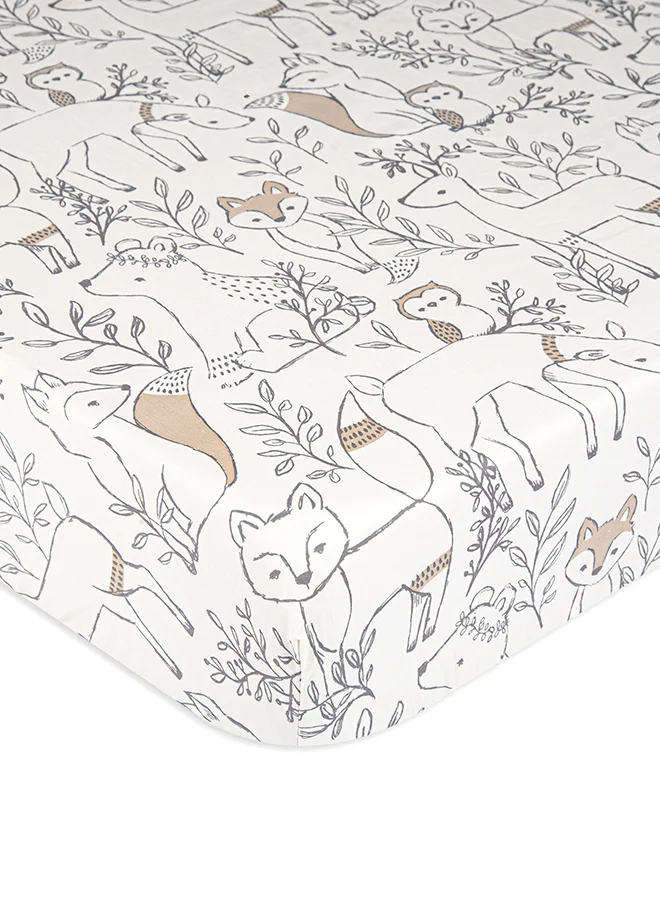 كرين بيبي ملاءة سرير عزرا، غابة