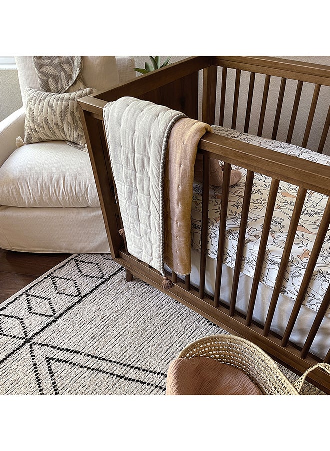 كرين بيبي ملاءة سرير عزرا، غابة - Image 5