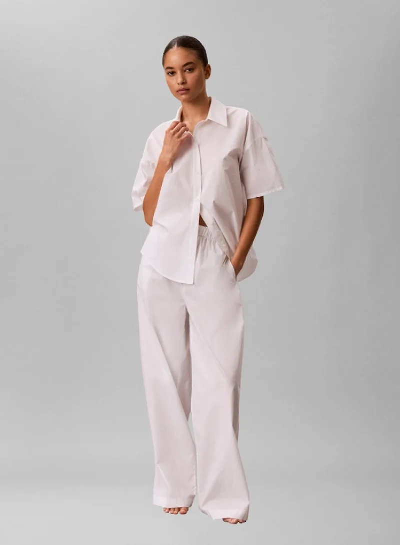 Cotton Poplin Pyjama Pants