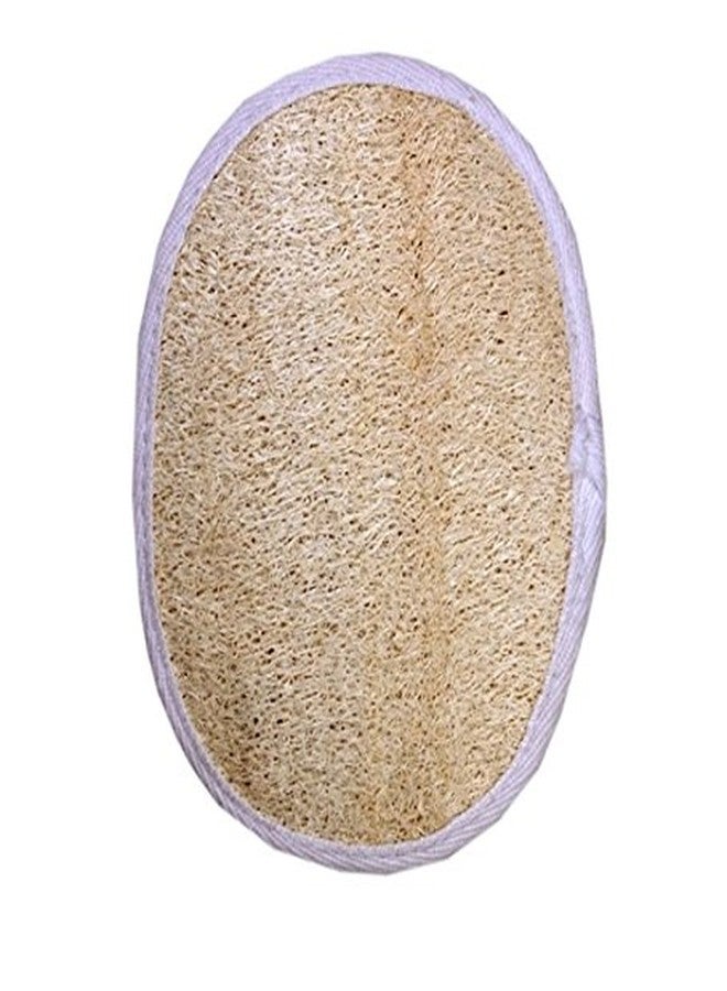 في سي عبوة من قطعتين من ليفة الاستحمام الطبيعية البيضاوية الصديقة للبيئة | وسادات تقشير لطيفة للجسم والحمام | ألياف نباتية قابلة للتحلل الحيوي - Image 2