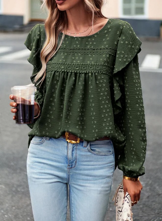 Styli Styli Round Neck Long Sleeve Top
