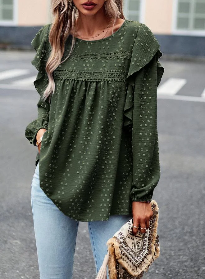 Styli Styli Round Neck Long Sleeve Top