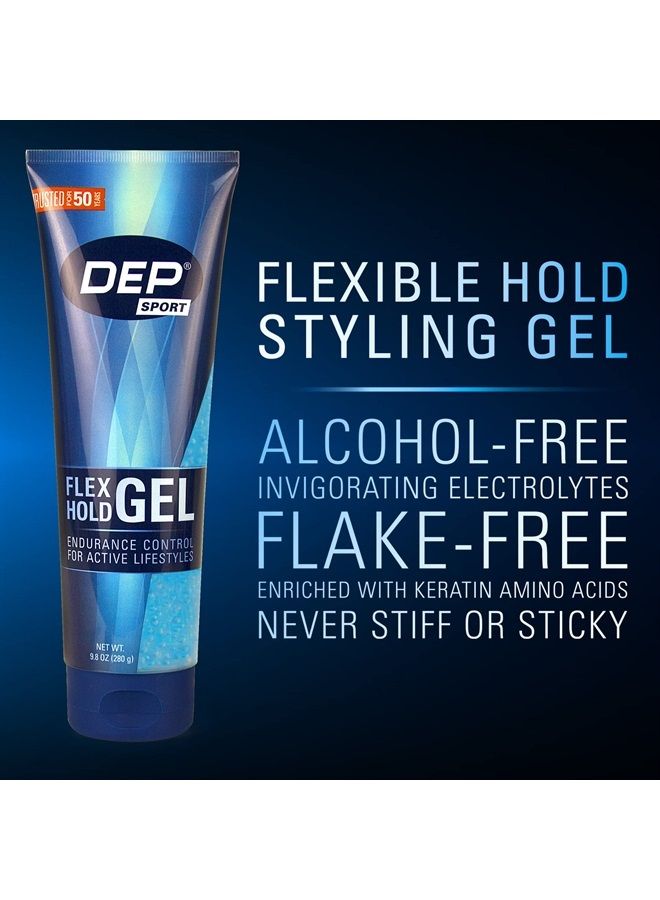 DEP Sport Endurance Hair Styling Gel, 9.8 Ounce (Pack of 3) - Image 3