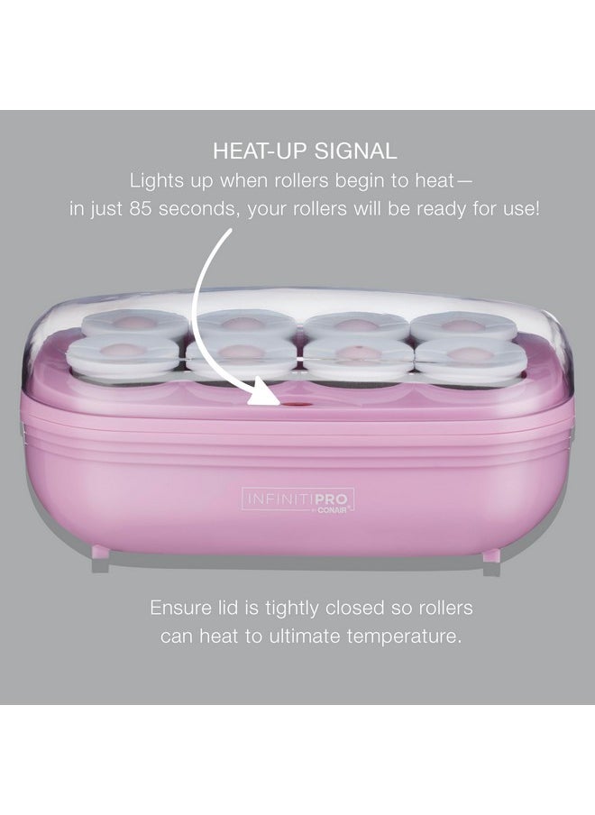 CONAIR Conair Hot Rollers Hair Curlers for Long, Medium and All Hair | Heated Rollers with Hair Roller Clips Included | 2-inch Rollers | Amazon Exclusive  - Image 3