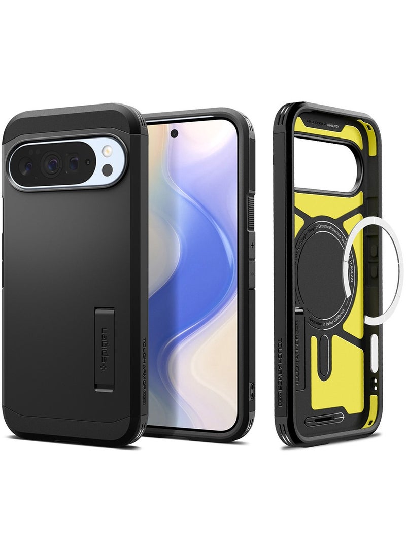 Spigen غطاء حماية Tough Armor MagFit AI لجهاز Google Pixel 10 Pro XL [متوافق مع Pixelsnap و MagSafe] - أسود - Image 1
