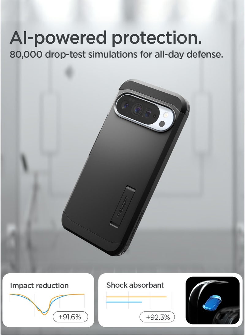 Spigen غطاء حماية Tough Armor MagFit AI لجهاز Google Pixel 10 Pro XL [متوافق مع Pixelsnap و MagSafe] - أسود - Image 3