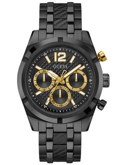 GUESS Mens Black Tone Blue Multi-function Watch - GW0714G4  - Image 1