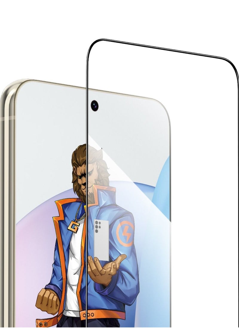 GREEN LION - 9H Full Glue Full Round Protection Tempered Glass 2.5D Screen Protector Grease Resistance Fingerprint Unlock Anti-Fingerprint Anti-Scratch No Bubbles - Clear (Samsung S23 Plus) - Image 1
