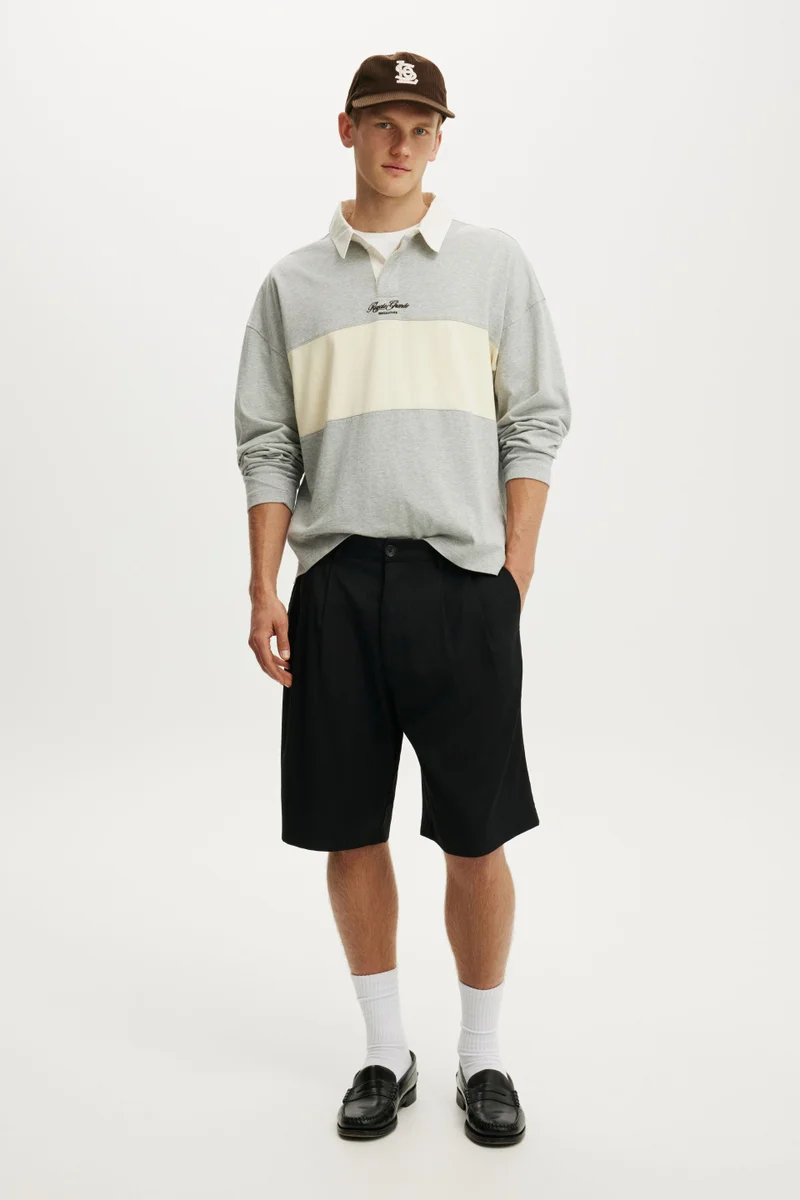 Cotton On Box Fit Rugby Polo