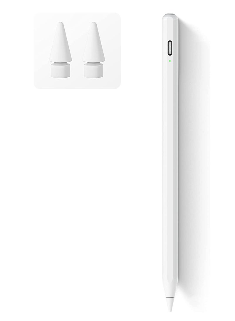 iPad Pen, Palm Rejection &Tilt G-senors Bluetooth Active Stylus Pencil for Apple iPad 2018-2023, Tablet Pen for iPad 6/7/8/9/10th Generation, iPad Pro 11/12.9 inch, Air 3/4/5, Mini 5/6 - Image 1