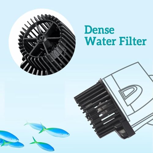 VAYINATO Sobo (WP-800M | 25W | 20000L/H) 360 Degree Dual Powerhead Aquarium Super Wave Maker | Improve water movement especially for saltwater fish tanks - Image 4