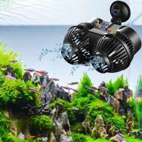 VAYINATO Sobo (WP-800M | 25W | 20000L/H) 360 Degree Dual Powerhead Aquarium Super Wave Maker | Improve water movement especially for saltwater fish tanks - Image 1