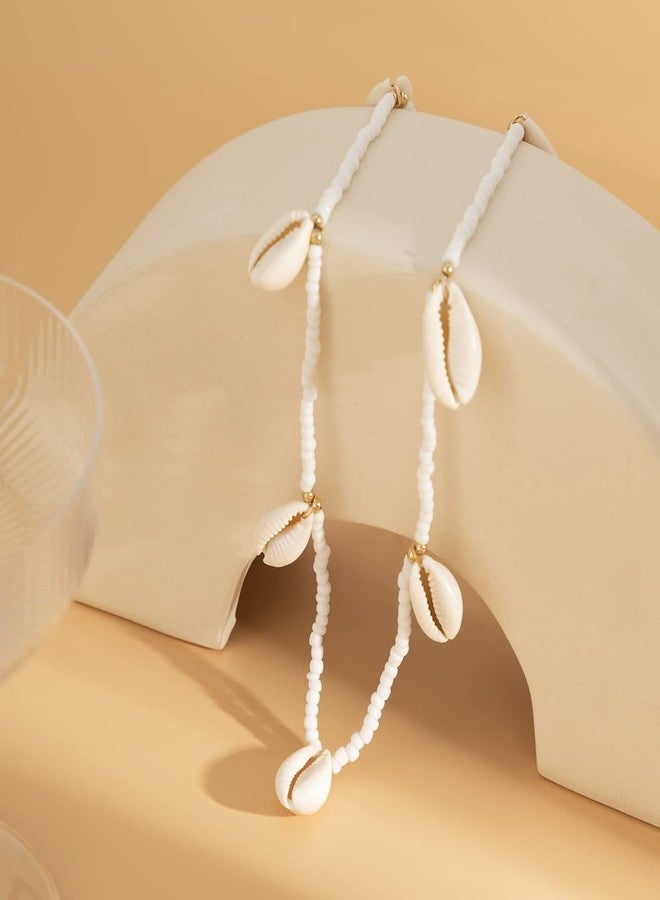Bmirth Waist Chain Pearl Belly Body Chain Pearl Accessories Summer Beach Body Jewelry (Shell Waist Chain) - Image 3