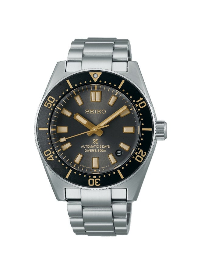Seiko ساعة أوتوماتيكية من بروسبكس "1965 هيريتاج دايفر" SPB455J1، 40 مم قرص رمادي، سوار من الفولاذ المقاوم للصدأ، 300 م مقاومة للماء - Image 2