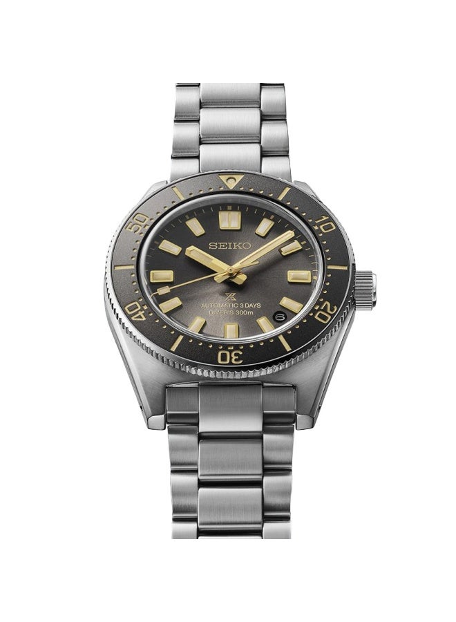 Seiko ساعة أوتوماتيكية من بروسبكس "1965 هيريتاج دايفر" SPB455J1، 40 مم قرص رمادي، سوار من الفولاذ المقاوم للصدأ، 300 م مقاومة للماء - Image 3