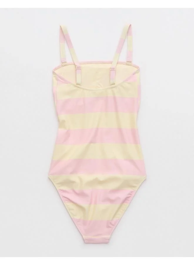 آري من امريكان ايجل Aerie The Wavemaker One Piece Swimsuit