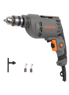 KSEIBI KSM 450 D Electric Drill, 10MM Keyed, 450W, for Drilling Applications in Woodworking, Metalworking, Construction, Home Improvement, Plumbing, HVAC, Automotive, and Crafting Projects.  - Image 1