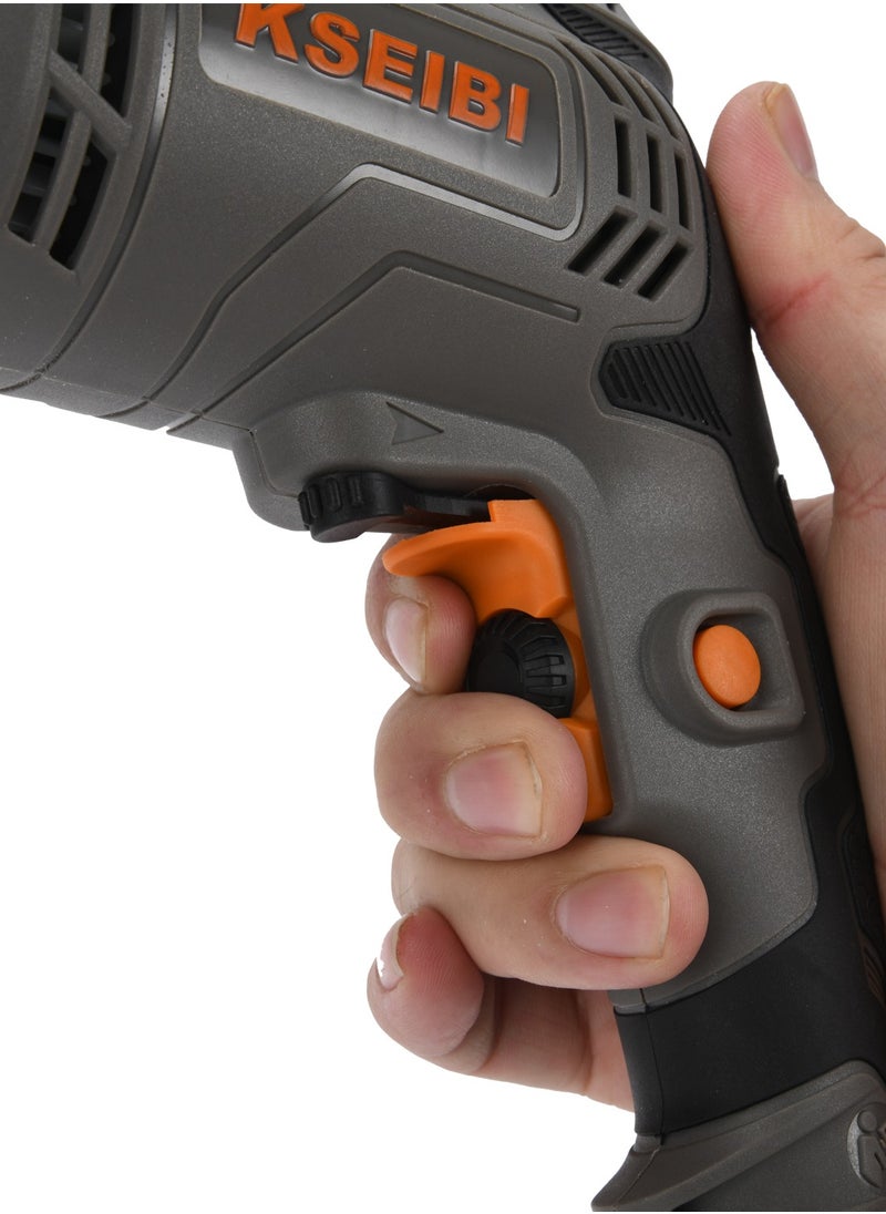 KSEIBI - KSM 450 D Electric Drill, 10MM Keyed, 450W, for Drilling Applications in Woodworking, Metalworking, Construction, Home Improvement, Plumbing, HVAC, Automotive, and Crafting Projects. - Image 1