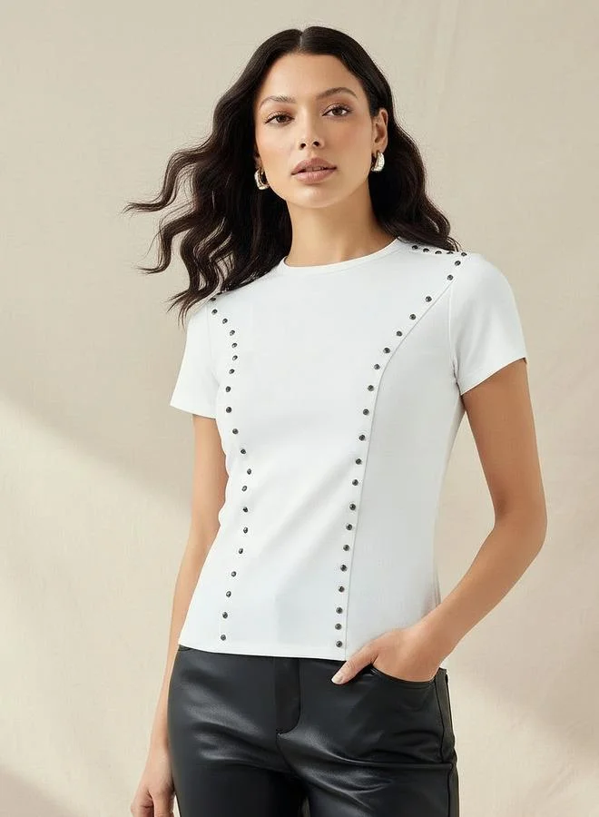 تواكستريمز 2Xtremz T shirt with Embellished Detail