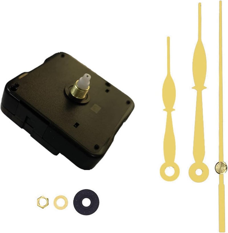 Golden Seconds Silent Quartz Wall Clock Movement Mechanism Replacement Parts Motor Kit - Image 1