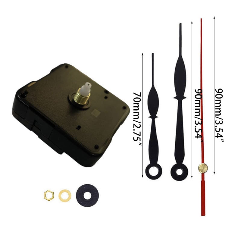 Golden Seconds Silent Quartz Wall Clock Movement Mechanism Replacement Parts Motor Kit - Image 4