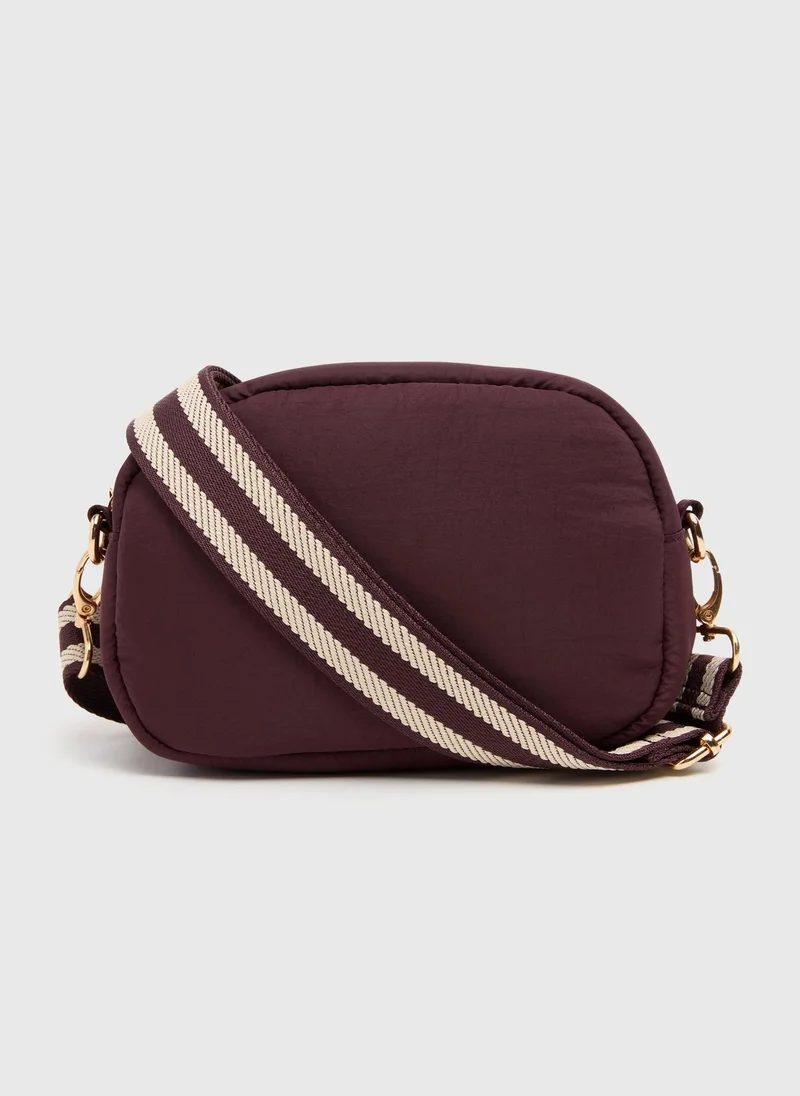 Matalan Women's Burgundy Camera Bag
