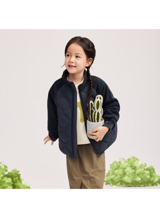 SNOWFLYING Xuezhongfei Autumn New Kids And Parent-child Gourd Pattern Spliced Lightweight Down Jacket Versatile Outdoor - Image 2