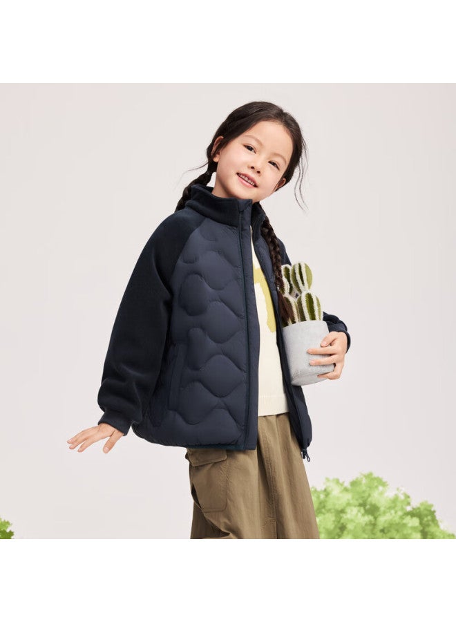 SNOWFLYING Xuezhongfei Autumn New Kids And Parent-child Gourd Pattern Spliced Lightweight Down Jacket Versatile Outdoor - Image 4