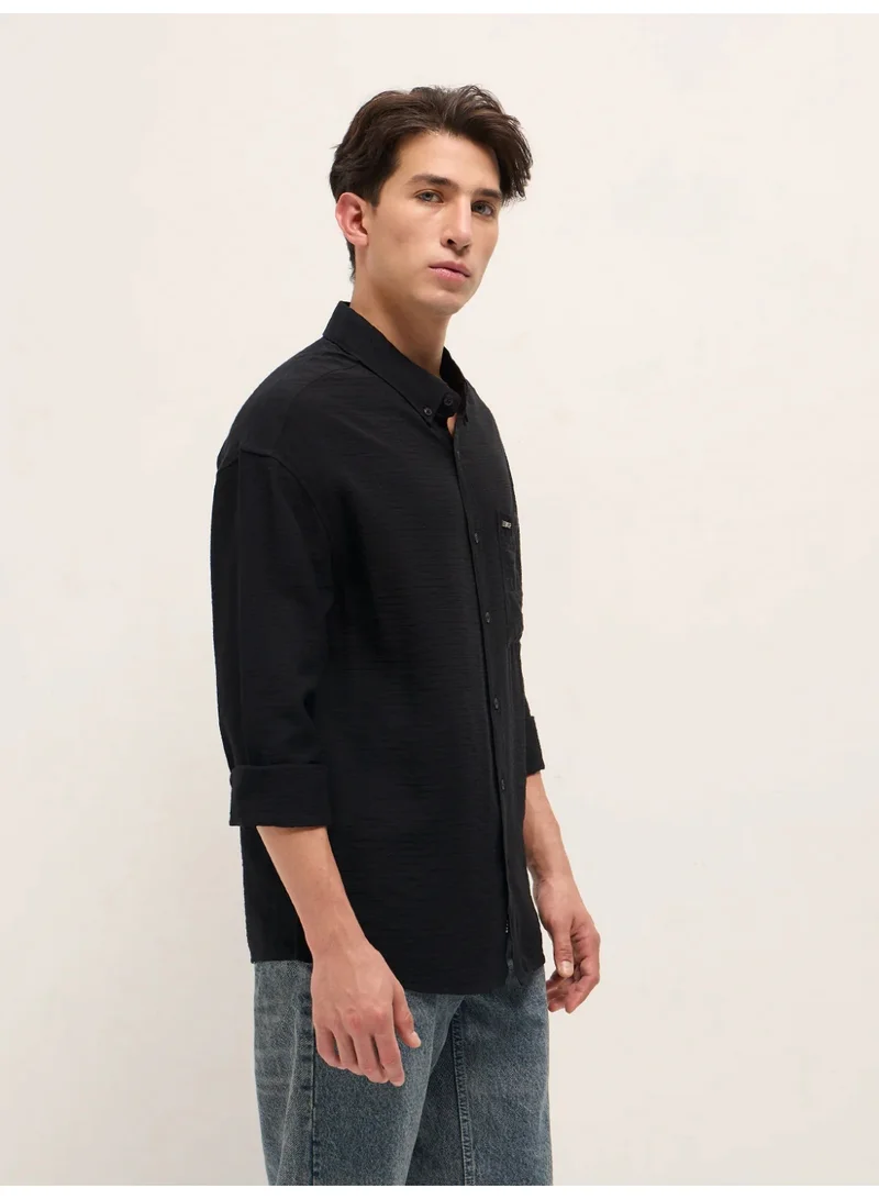 ذا بير هاوس Men’s Long Sleeve Shirt – Classic, Comfortable and Stylish Essential for Work, Travel or Casual Outings