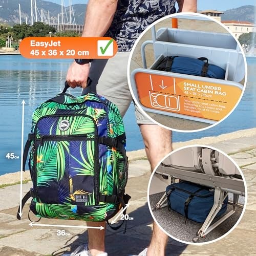 Cabin Max Mini Metz 30L Under seat Mini Backpack - Weekender Bag - Image 4