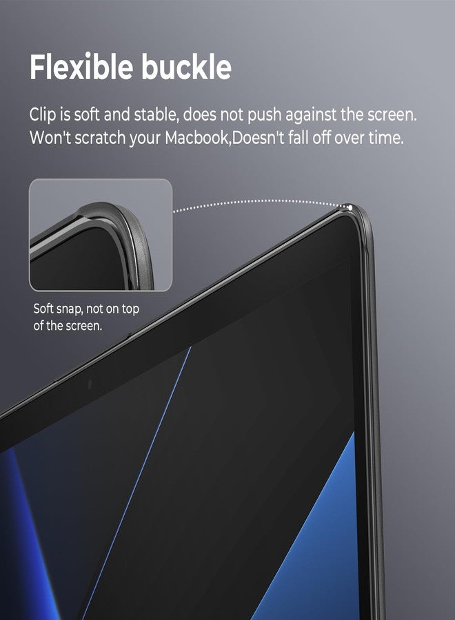 BlueSwan Soft Case MacBook Air 13 inch Case 2018-2021 Release Model M1 A2337 A2179 A1932, Shatterproof PP and Matte Anti-Fingerprint Protective Case, Matte Black - Image 5