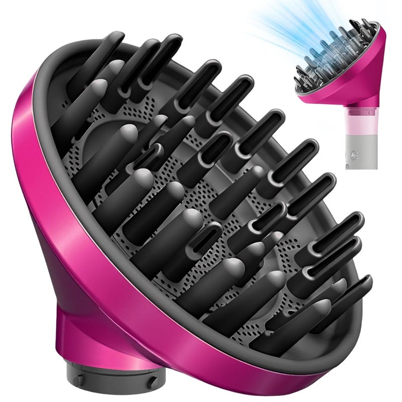 M'AYCREATE ® Diffuser Airwrap Attachment for Dyson Airwrap HS01 HS05 HS08, Converting for Dyson Airwrap Styler To Hair Dryer, Upgraded Diffuser Nozzle to Dryer Faster and Define Curls Hair, Pink - Image 1