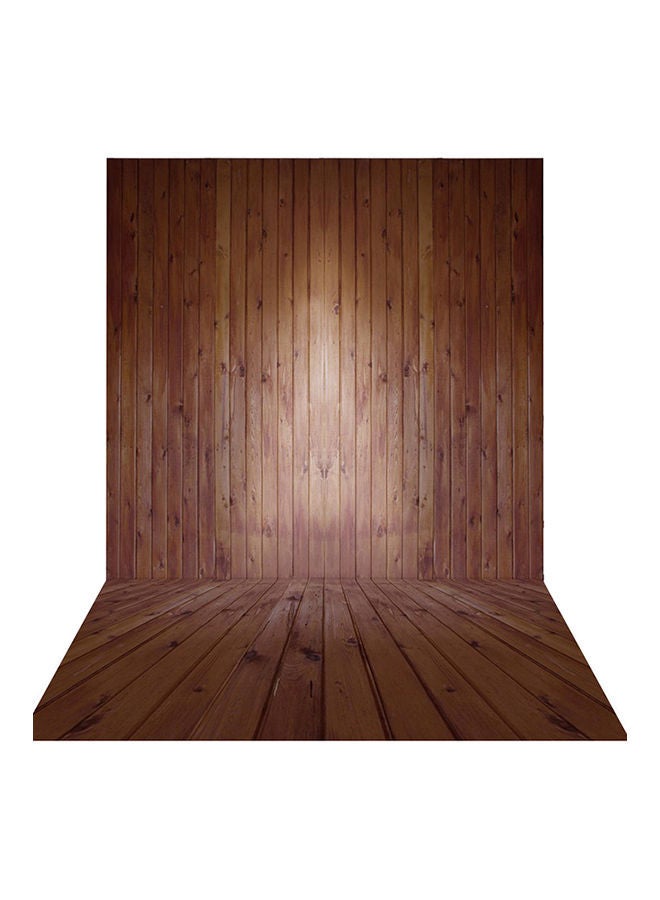 NIBEMINENT Classic Fashion Wooden Floor Studio Background Brown  - Image 2