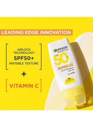 Skin Active New Super UV Invisible Serum Sunscreen Vitamin C + AIR-LOCK SPF 50+ PA++++ - view 3