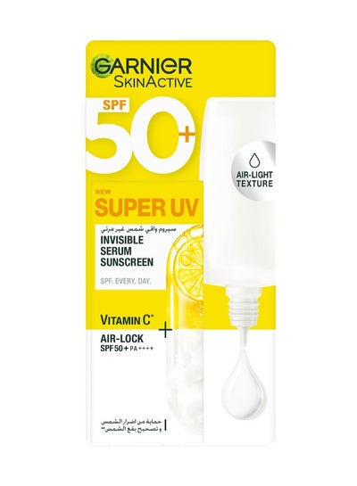 garnier Skin Active Super UV Invisible Serum Sunscreen Vitamin C + AIR-LOCK SPF 50+ PA++++