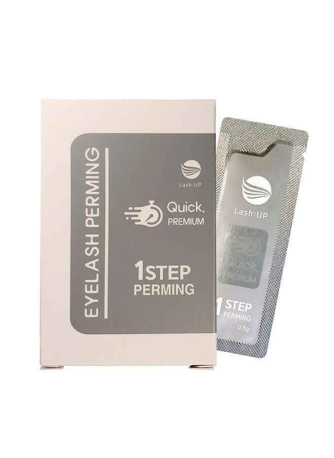 Amber Lash Lash Up Quick Premium Eyebrows Lift Lifting Kit Individual Steps 10 Packets Of 0.8G0.03Oz (Quick Premium Step 1)  - Image 1