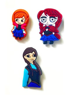 3 Pieces Frozon Cartoons Design Brooch