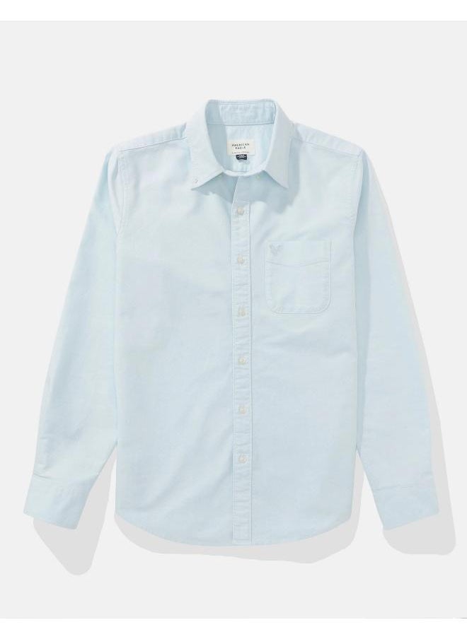 American Eagle AE Everyday Oxford Button-Up Shirt  - Image 1