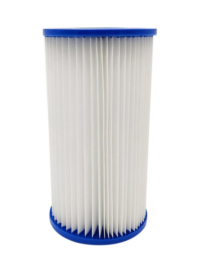 NIBEMINENT Reusable Pool Filter Cartridge Pump White/Blue  - Image 1