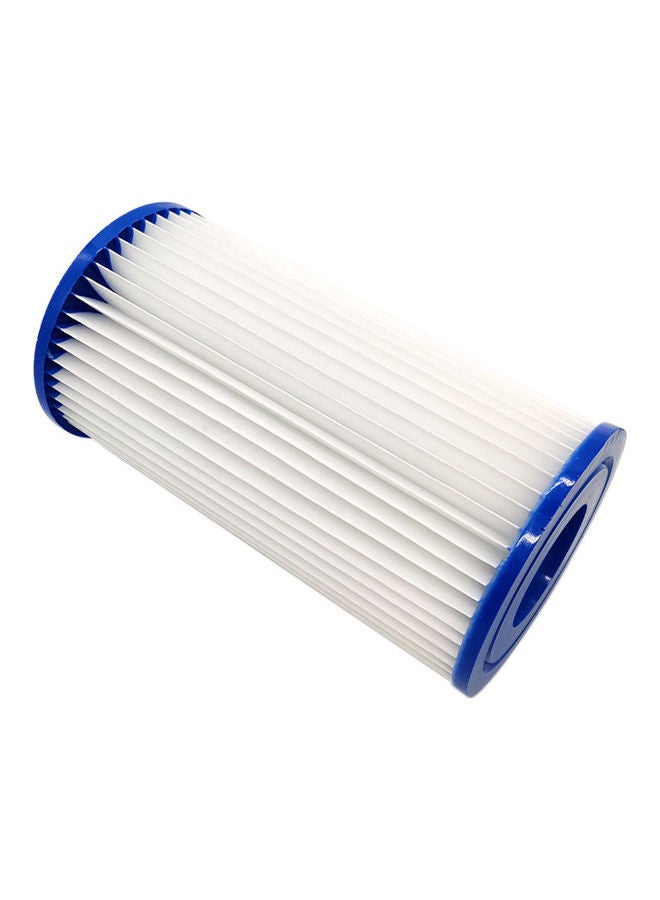 NIBEMINENT Reusable Pool Filter Cartridge Pump White/Blue  - Image 2