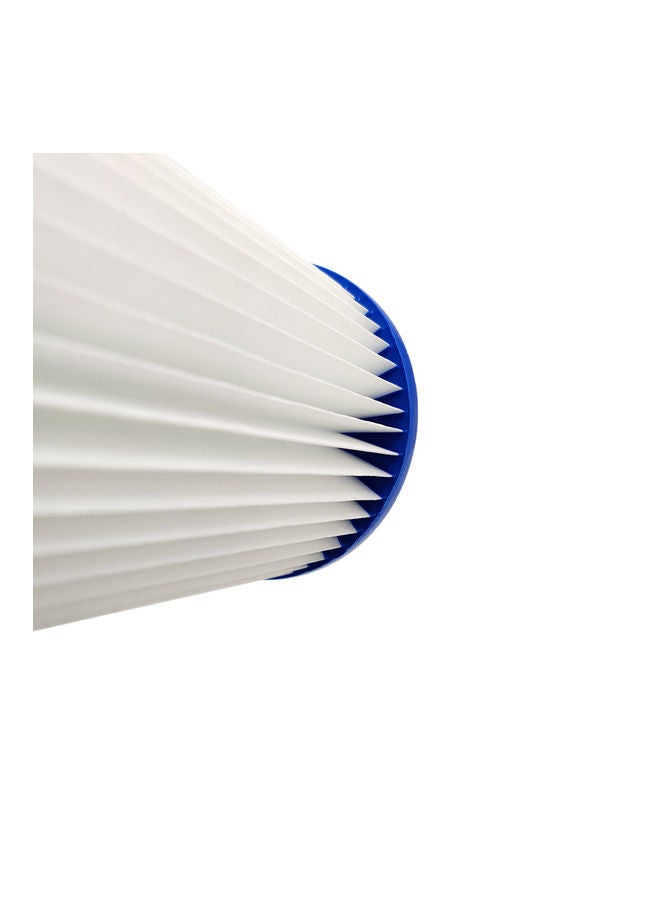 NIBEMINENT Reusable Pool Filter Cartridge Pump White/Blue  - Image 4